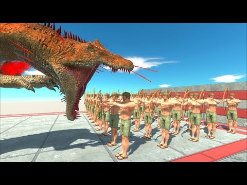Army of Archie The Archer vs every Unit - Animal Revolt Battle Simulator