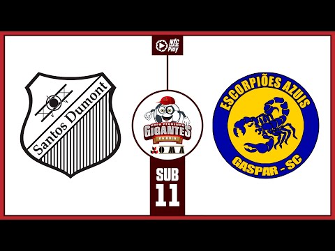 Santos Dumont 1x1 Escorpiões Azuis • SUB-11 // Grupo A • AO VIVO