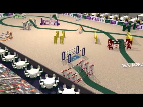 Rolex FEI World Cup Jumping 2012/13 Leg 11,  Bordeaux - Course Animation