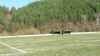 preview picture of video 'FX 052 RC 4 CHANNELS ELECTRIC HELICOPTER FLIES OVER ZEMEN SOCCER STADIUM BULGARIA'