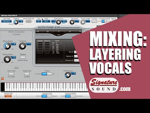 Mixing Vocals - Layering Chorus Effect