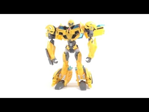 Video Review of the Transformers Prime; Bumblebee figure