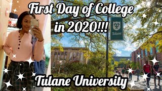 First Day of College in 2020 GRWM + Vlog  || Tulane University