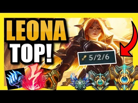 #1 LEONA NA PLAYS LEONA TOP! THIS BUILD IS *DISTURBINGLY* OP! || Leona Top [Commentary]