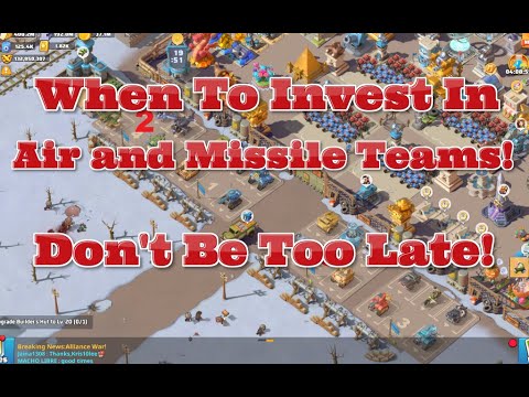 When To Focus On Air & Missile Squads - The Flow of the Team Comp - Last War