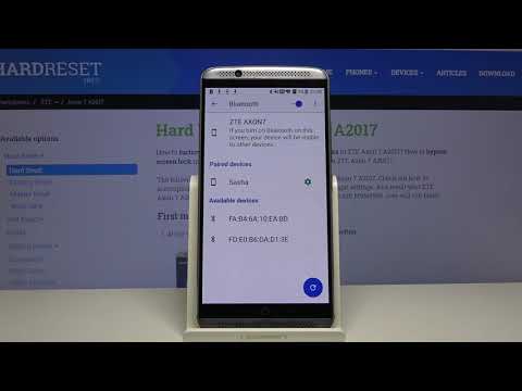 How to Connect Bluetooth Device with ZTE Axon 7 2017 – Bluetooth Connection