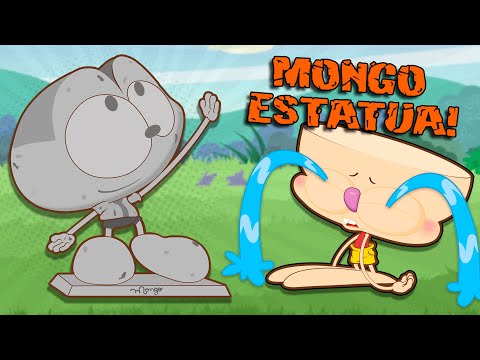 O MONGO virou uma ESTÁTUA  Mongo e Drongo e o MISTÉRIO da ESTÁTUA