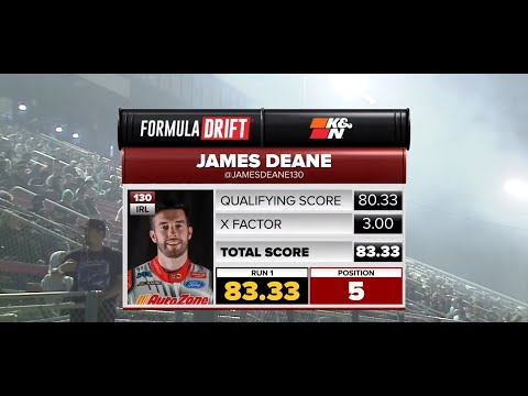 JAMES DEANE 85.33 POINT RUN | Formula DRIFT Irwindale 2023 - PRO, Round 8 - Qualifying