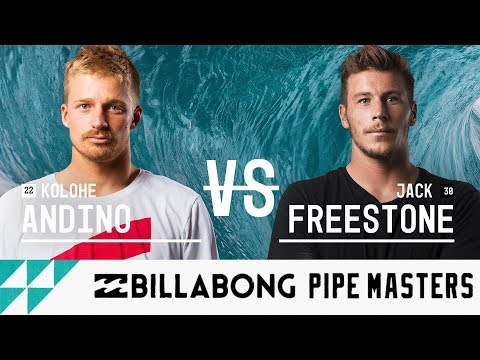 Kolohe Andino vs. Jack Freestone - Round Two, Heat 6 - Billabong Pipe Masters 2017