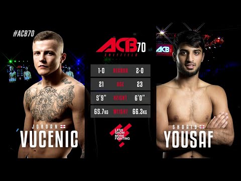 Jordan Vucenic vs. Shoaib Yousaf | ACB 70