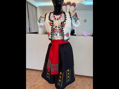 Moldavian national Skirt J 0253 - video 2