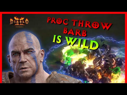 Diablo 2 Resurrected - Proc Throw Barb, Wild and Fun Build