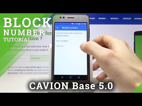 How to Block Number in CAVION Base 5.0 – Create Blacklist