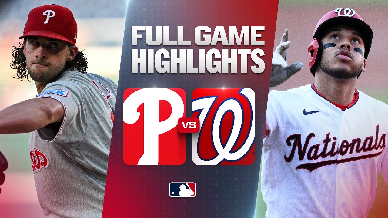 PHILLIES vs. NATIONALS Full Game Highlights (6/24/26) | MLB Highlights