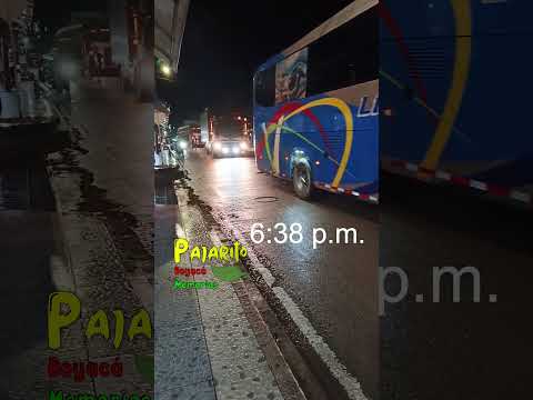 Hoy lunes (6:39 p.m.)  Pajarito - Boyacá   29/09/2025