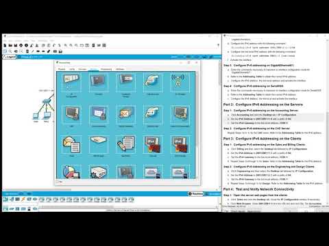 7.2.4.9 Packet Tracer - Configuring IPv6 Addressing