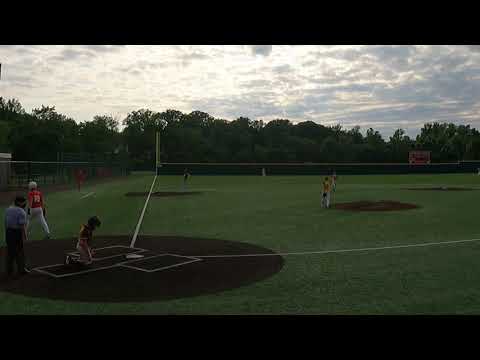 2023 Nik Pugh pitching to 2023 catcher, Trevor Albrecht