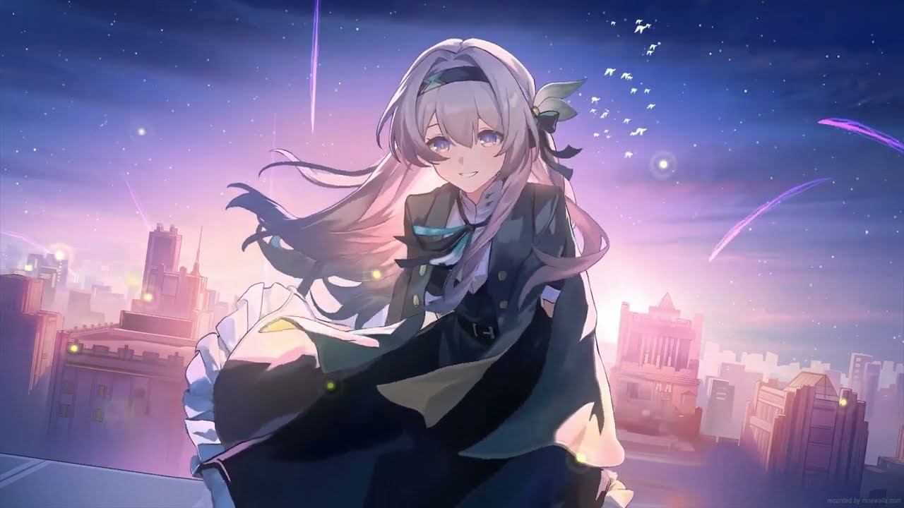 Firefly Sunset City Honkai Star Rail 4K Live Wallpaper
