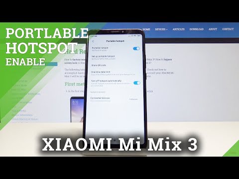 How to Enable Portable Hotspot in XIAOMI Mi Max 3 - Set Up Mobile Data