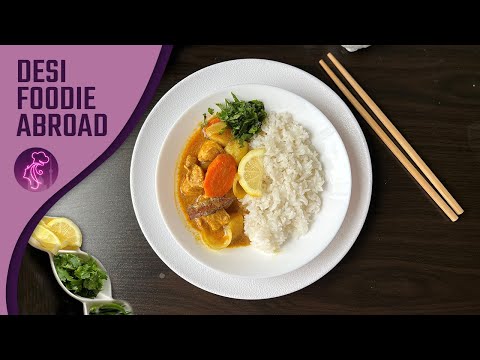 Thai Yellow Chicken Curry Recipe - GANG GARI GAI แกงกะหรี่ | Gaeng Garee Kai Potatoes Coconut Cream