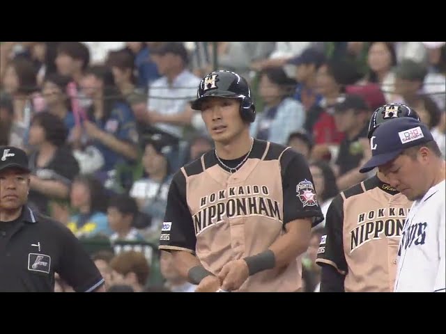 【5回表】打線が繋がり最後はファイターズ・大田!! タイムリーヒットで逆転!! 2018/5/26 L-F