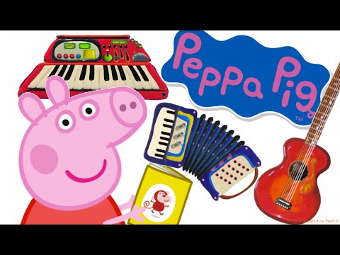 Peppa Pig & Musical Instruments for Kids | MusicMakers Compilation - From Baby Teacher