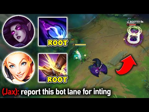 WE RAN THE PERMA ROOT COMP AND 1 SHOT ANYBODY WE SNARED - League of Legends
