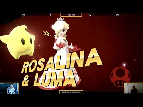 WBB #104  GwJ (Rosalina) vs Uno (Diddy Kong)   Winners Finals   Smash 4 Singles