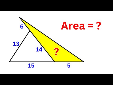 A Nice Geometry Problem | Find the area of the triangle | 2 Different Methods