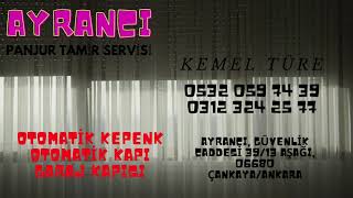 AYRANCI KEPENK PANJUR TAMİR SERVİSİ-TAMİRCİSİ