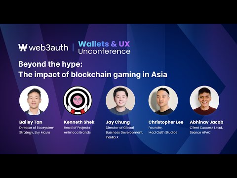 The Impact of Blockchain Gaming in Asia - Wallets & UX Unconference @TOKEN2049