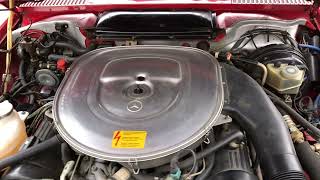 1989 Mercedes-Benz 560 SL Engine Idle