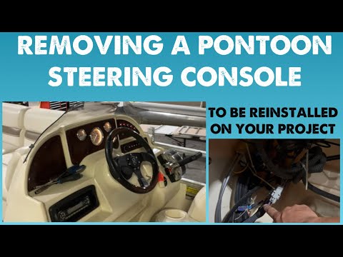 Removing a Pontoon Helm or Console for New Flooring