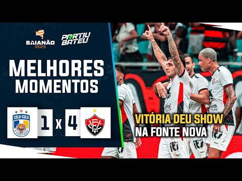 COLO COLO 1 X 4 VITÓRIA | MELHORES MOMENTOS - PARTIU BATEU