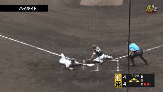 【ハイライト】6/4(木) 神5－4ソ（ＳＧＬ）| 戸井の決勝犠飛で小野寺が決死の生還！最終回は津田が一死満塁のピンチを脱してタイガース連勝！