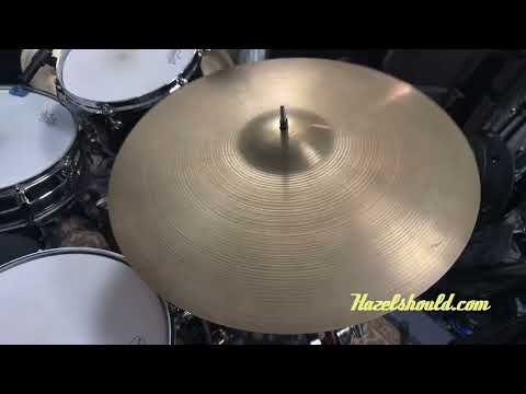 Vintage Zildjian 22” BIG Medium Light Complex Crash Ride 2926 g LIGHT RIDE! Full! image 5