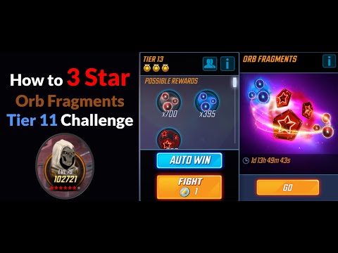 Orb Fragments Tier 13 Challenge   Marvel Strike Force