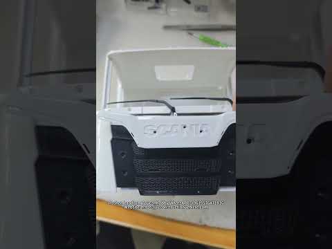 Electric windshield wipers installed–because your RC 1/14 770s tractor truck deserves REAL details!