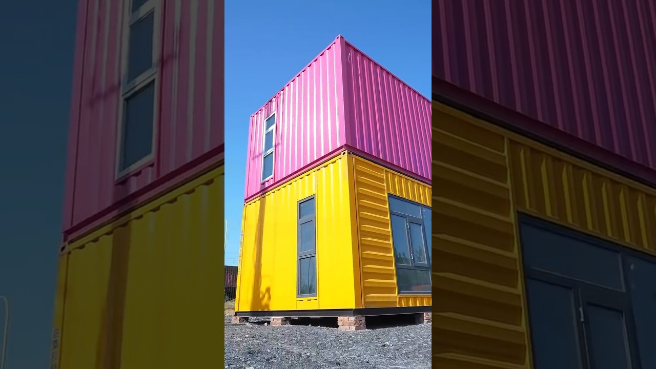 A kind of house you have never seen before - movable house #ContainerHouse