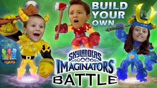 Skylanders Imaginators Battle w/ Sky Kids! "Create-Your-Own" Duel! (Creation Crystal Challenge)