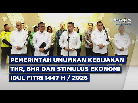 BREAKING NEWS - KONPERS MENKO AIRLANGGA: KEBIJAKAN THR, BHR & STIMULUS EKONOMI IDUL FITRI