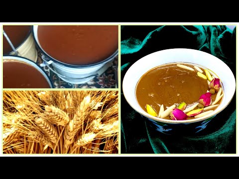 Samanu Nowruz Dish. Сумалак таерлаш. Суманак