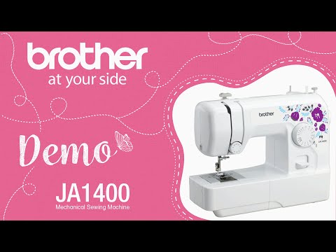 JA 1400 Demo - Brother Home Sewing Machine - Hindi