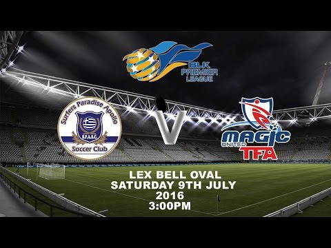 BLK Premier League Rnd 16 Surfers Paradise SC vs Magic Utd FC (3-0)
