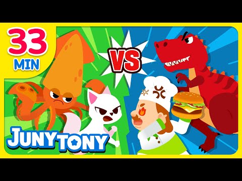 Que Ganhe o Melhor! | 30 MIN de Música Infantil | Compilação | JunyTony em Português