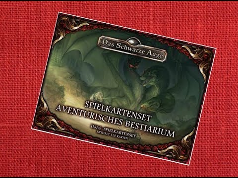 DSA 5 Spielkartenset Aventurisches Bestiarium (Das Schwarze Auge - Zubehör) [Im Detail]
