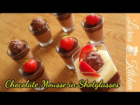 Chocolate Mousse in Shot Glasses 2020