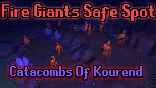 OSRS Slayer Safe Spot - Fire Giants in The Catacombs of Kourend