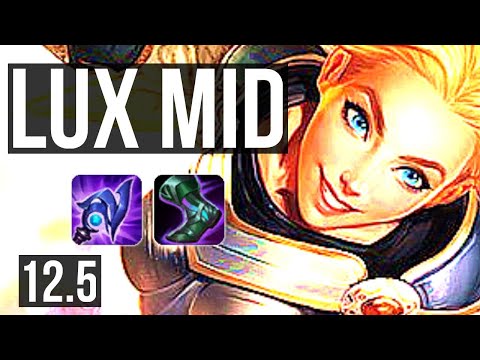 LUX vs CASSIOPEIA (MID) | Rank 1 Lux, 4/2/14 | TR Grandmaster | 12.5