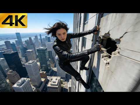 【4K】2026 Action Movie: Guard Blocks a Girl in Public, Not Knowing She’s Special Force in Mission!